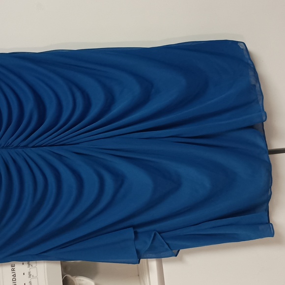 David's Bridal Horizon Blue sleeveless dress women's size 18 NWT - Picture 11 of 14